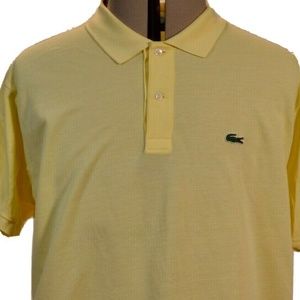 Lacoste Polo Shirt Feather Yellow 3XL NWT